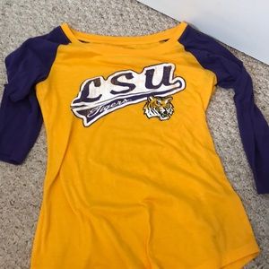 LSU 3/4 sleeve shirt